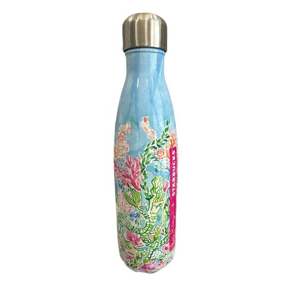 Starbucks Lilly Pulitzer Limited Edition Swell Sirens Calling Water Bottle - Picture 5 of 10